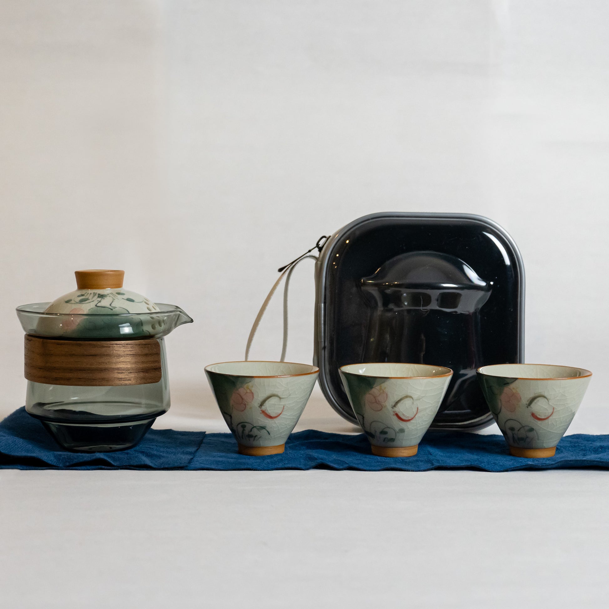 Lotus Floral with Koi Fish 年年有余