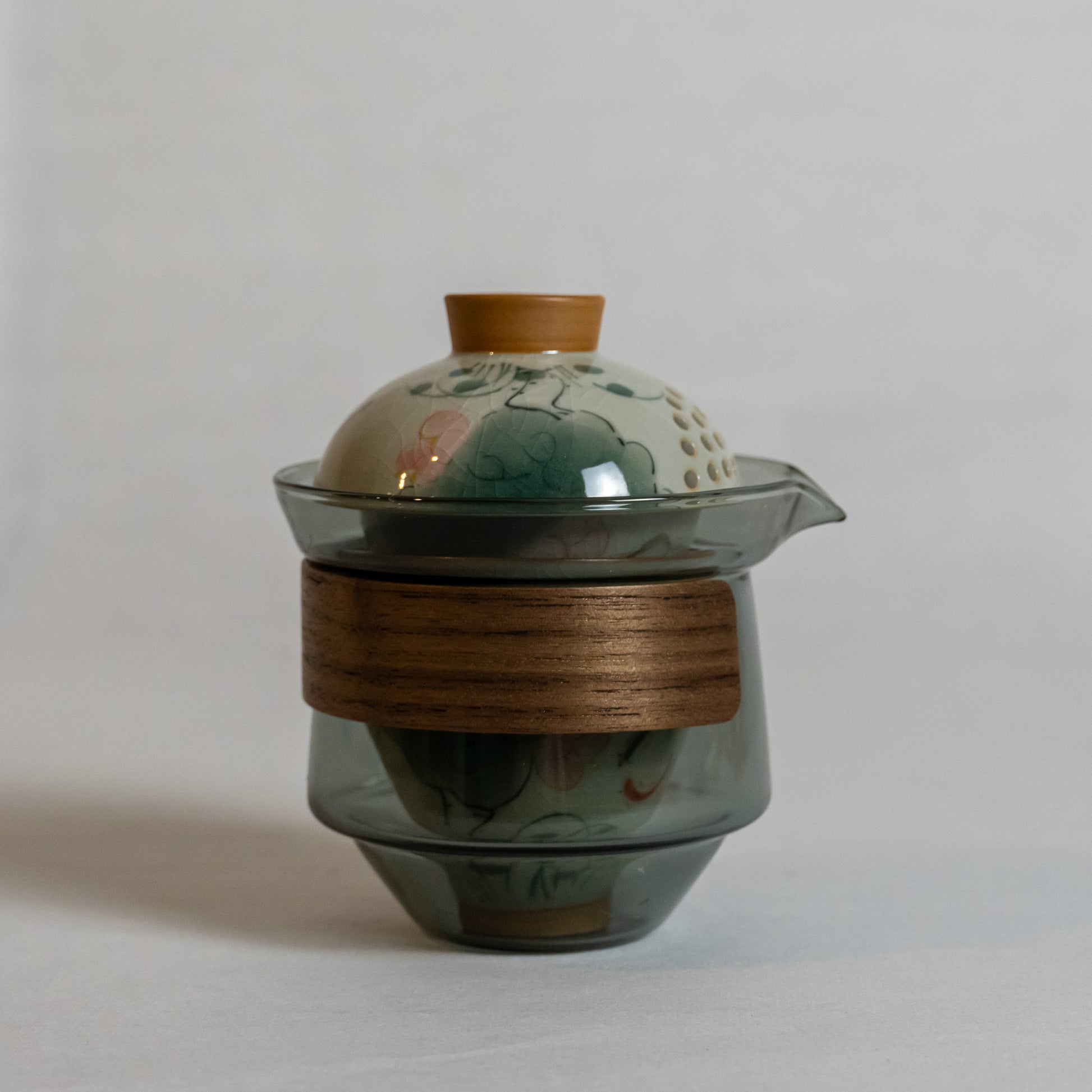 Lotus Floral with Koi Fish 年年有余