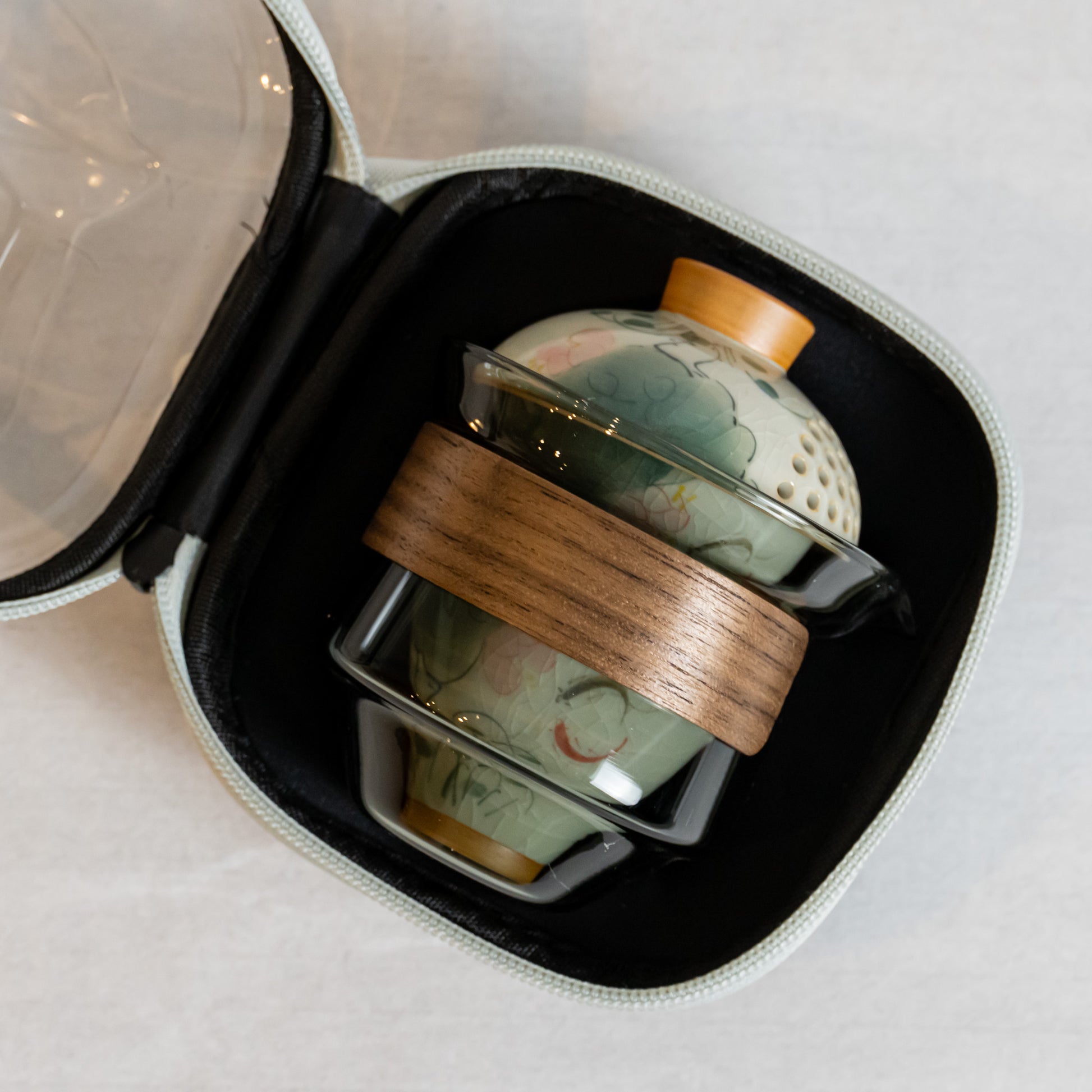 Lotus Floral with Koi Fish 年年有余