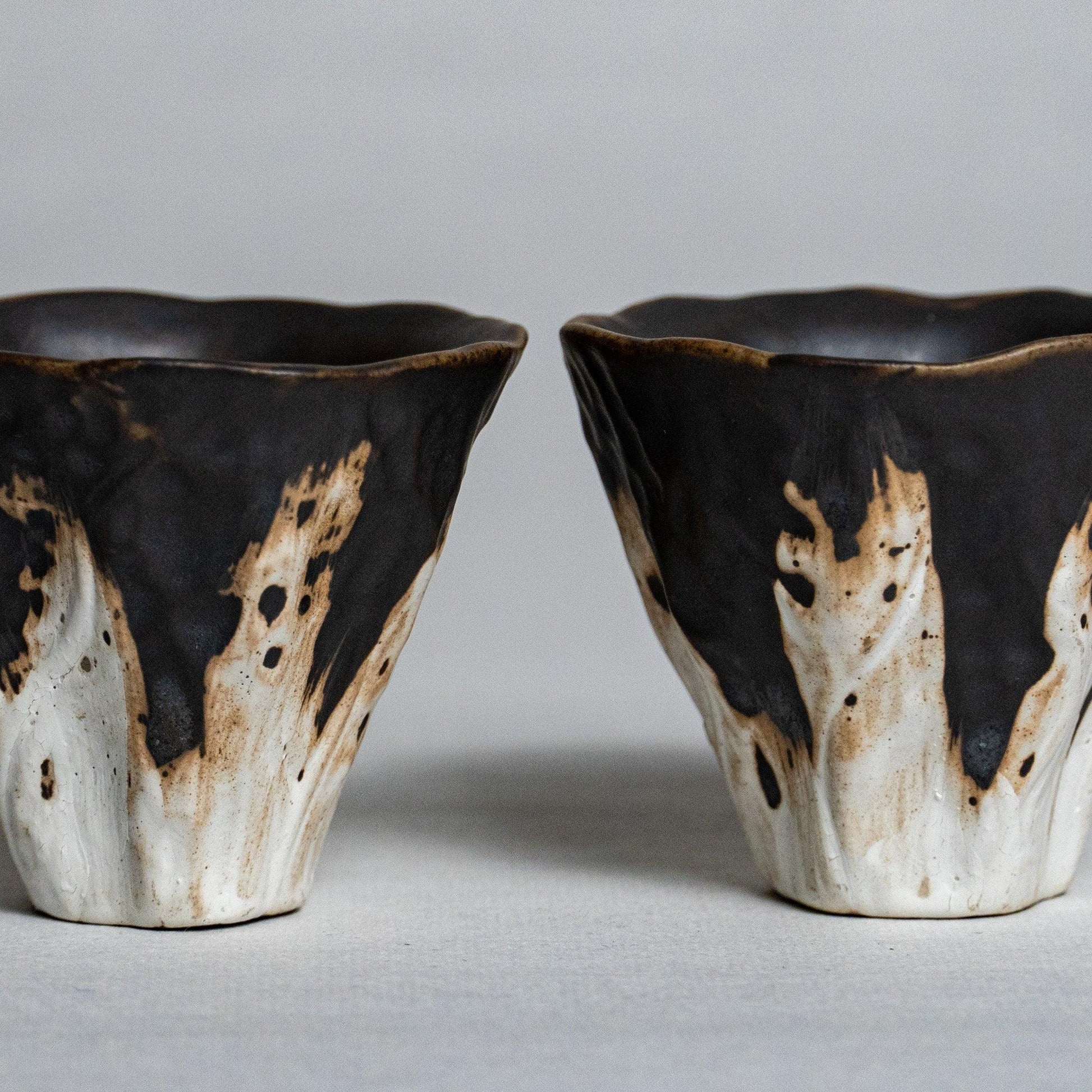 Set of 2, Handmade Vintage Teacup / Sake Cup Set - Raf LifeStyle
