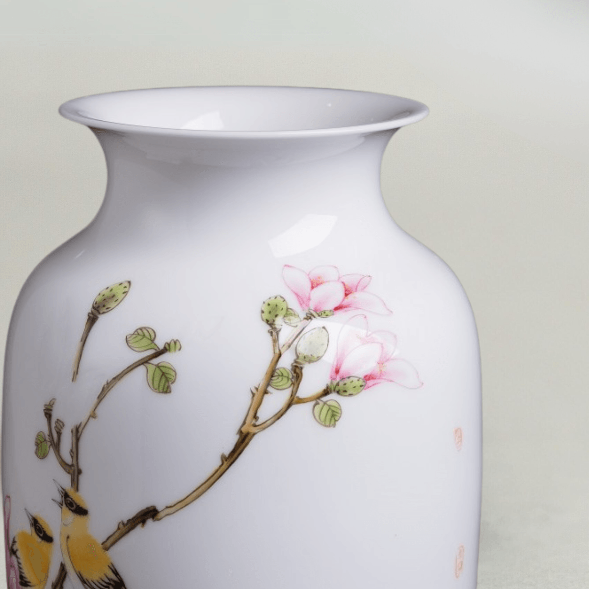 Whispering Blossoms and Songbirds Vase - Raf LifeStyle